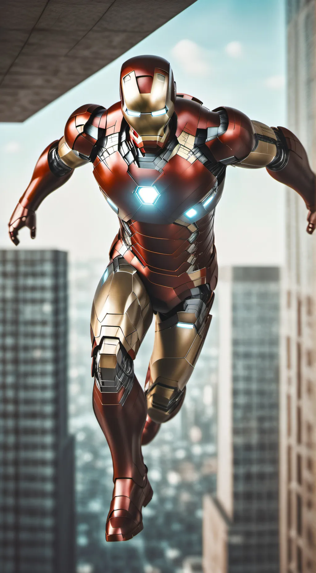 ai character: Iron man background