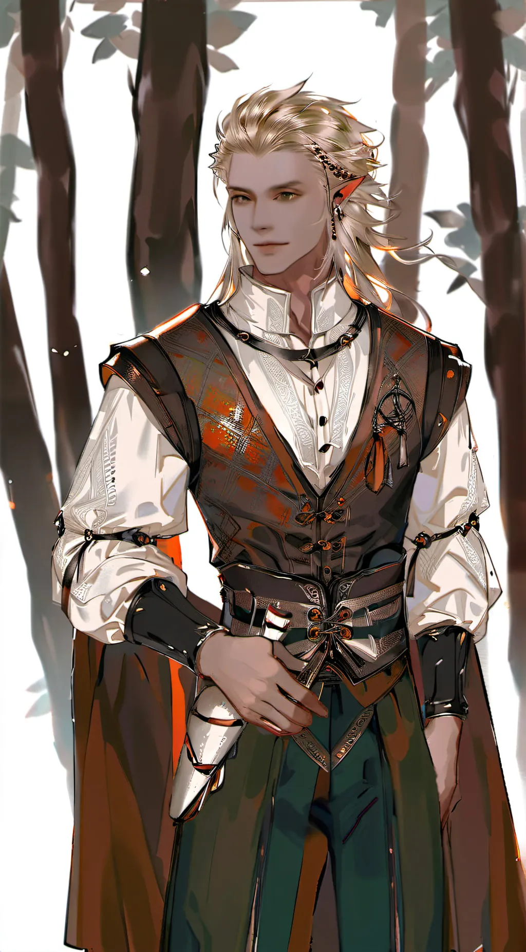 ai character: Elvis background