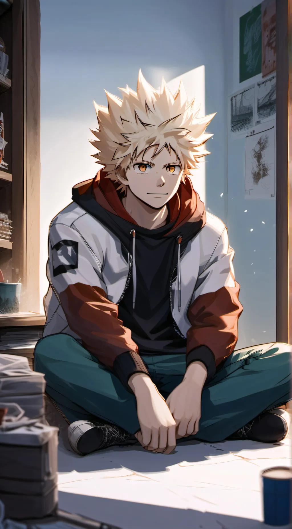 ai character: Bakugo background