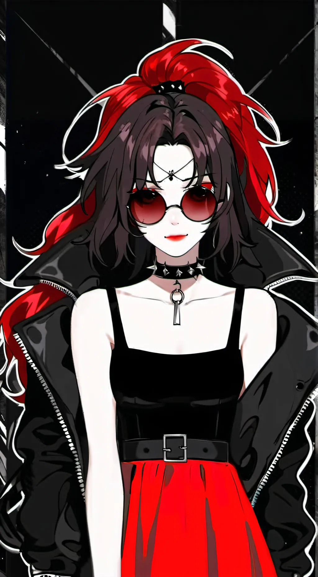 ai character: Crimson  background