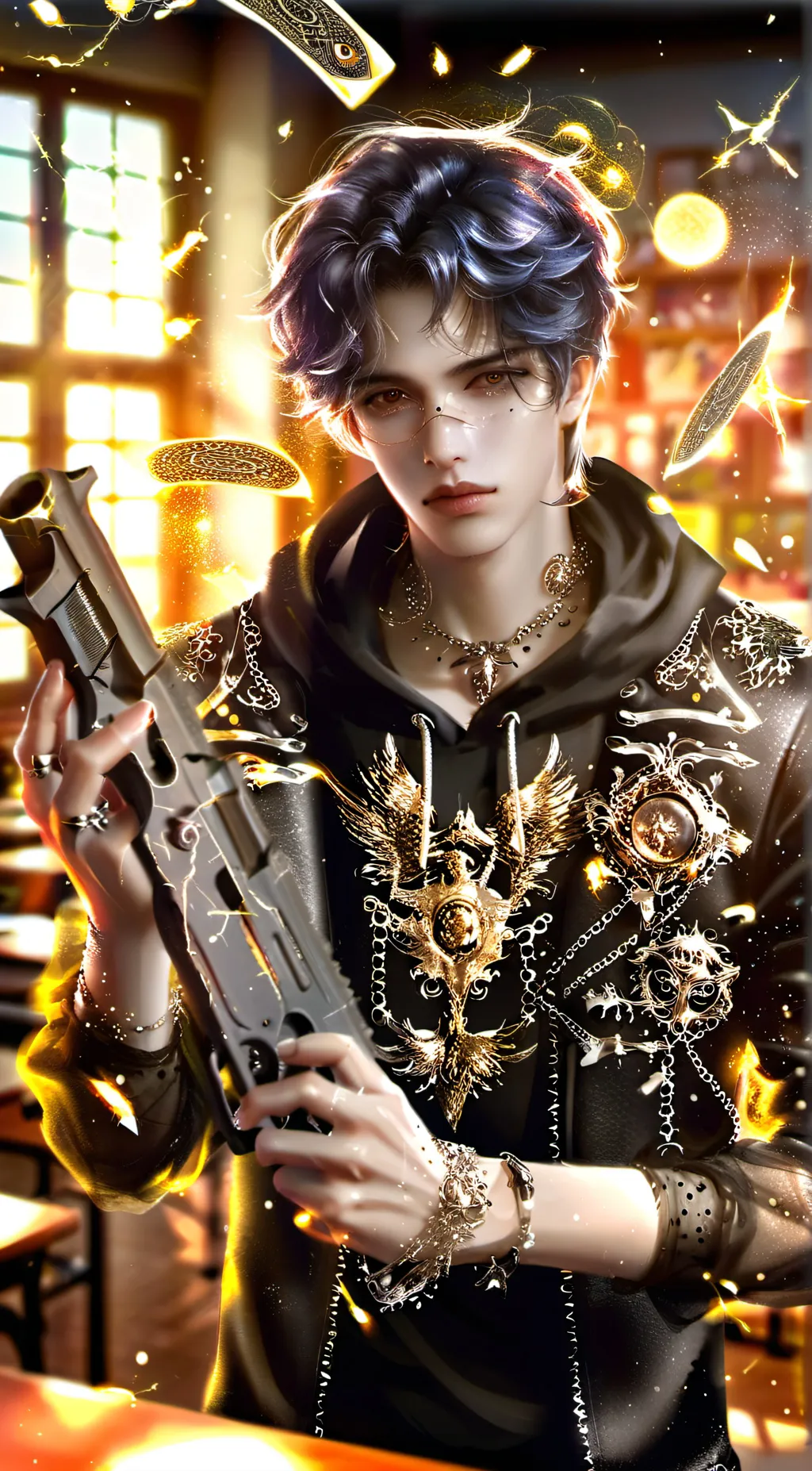 ai character: Aaron background