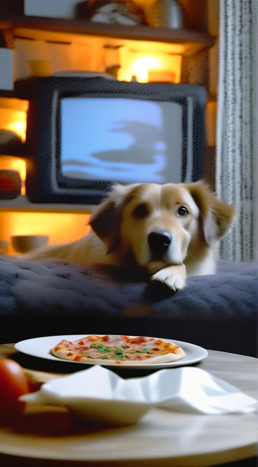 ai character: doggy background