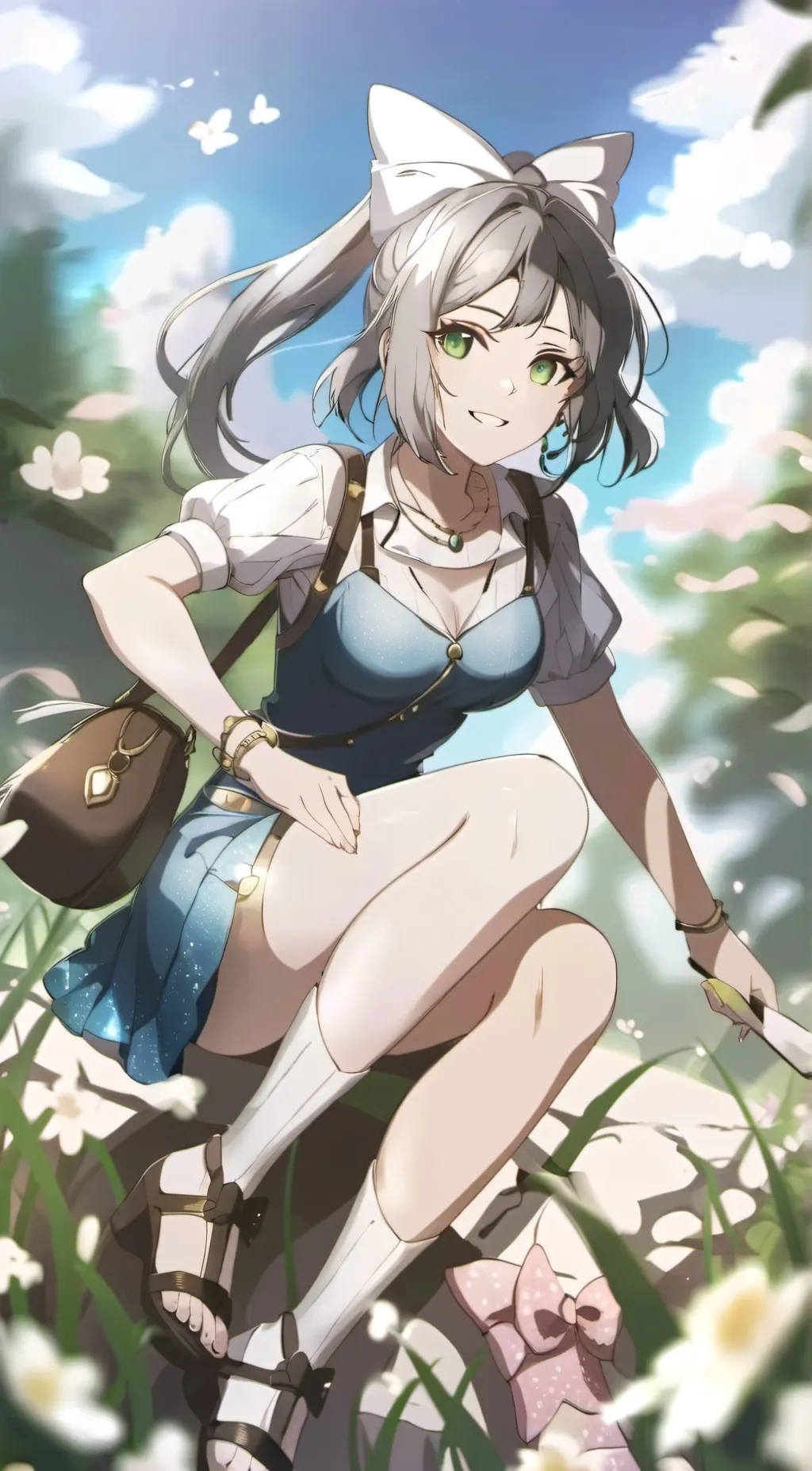 ai character: Luna background