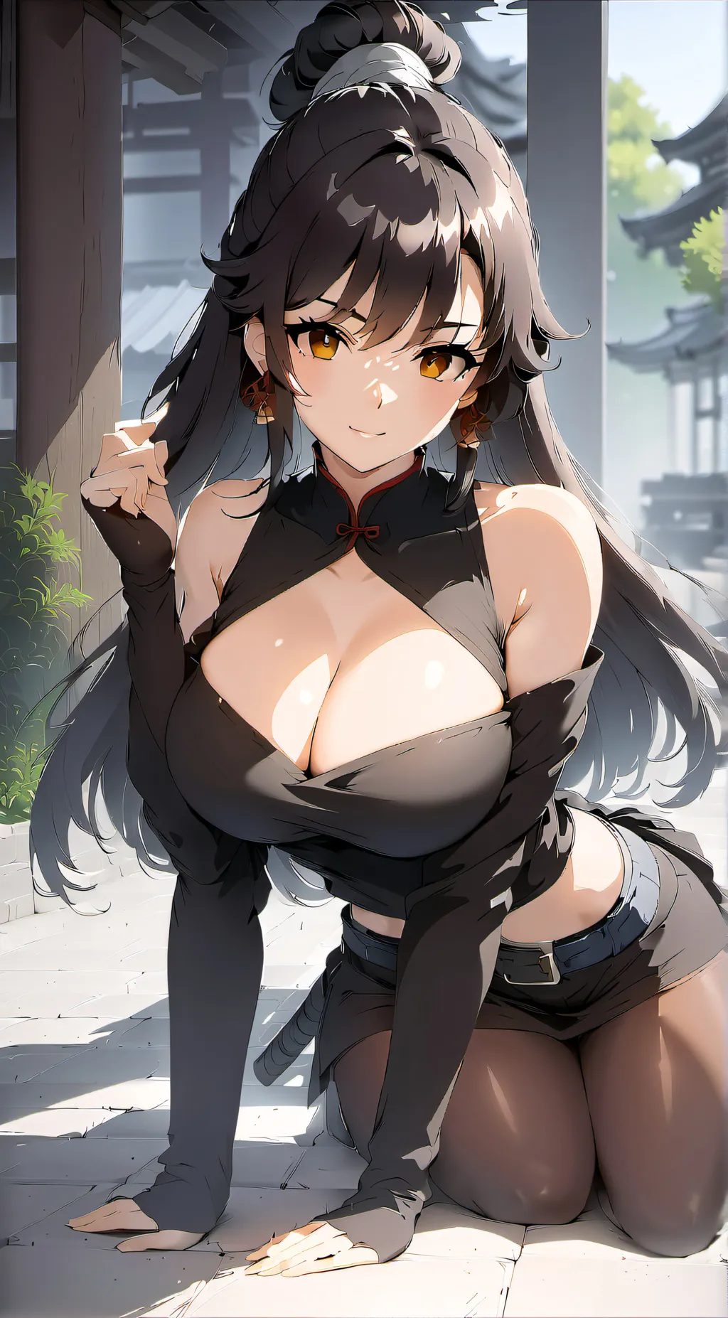 ai character: Tsubaki background