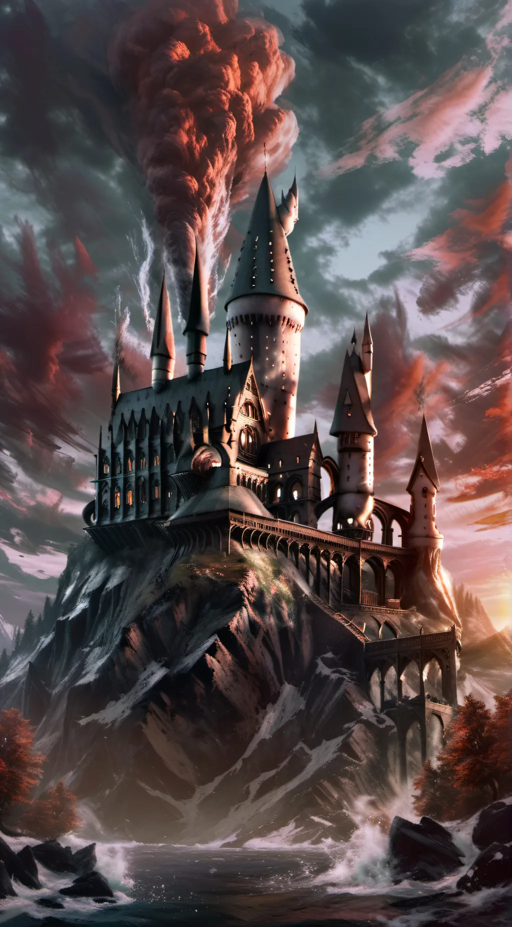 ai character: Hogwarts  background