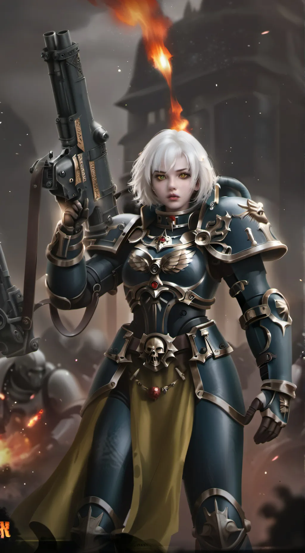 ai character: Amelia Korish background