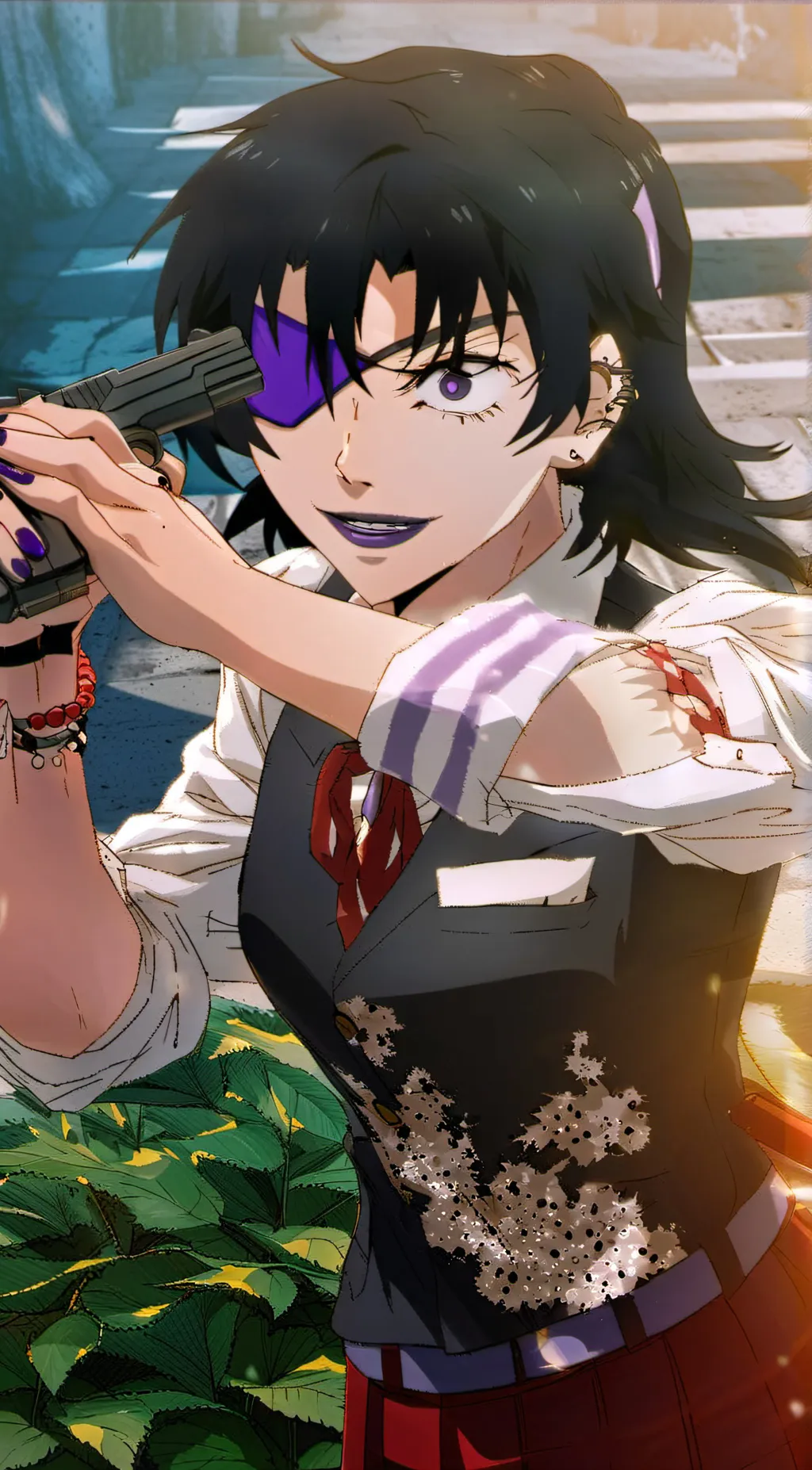 ai character: Midari Ikishima background