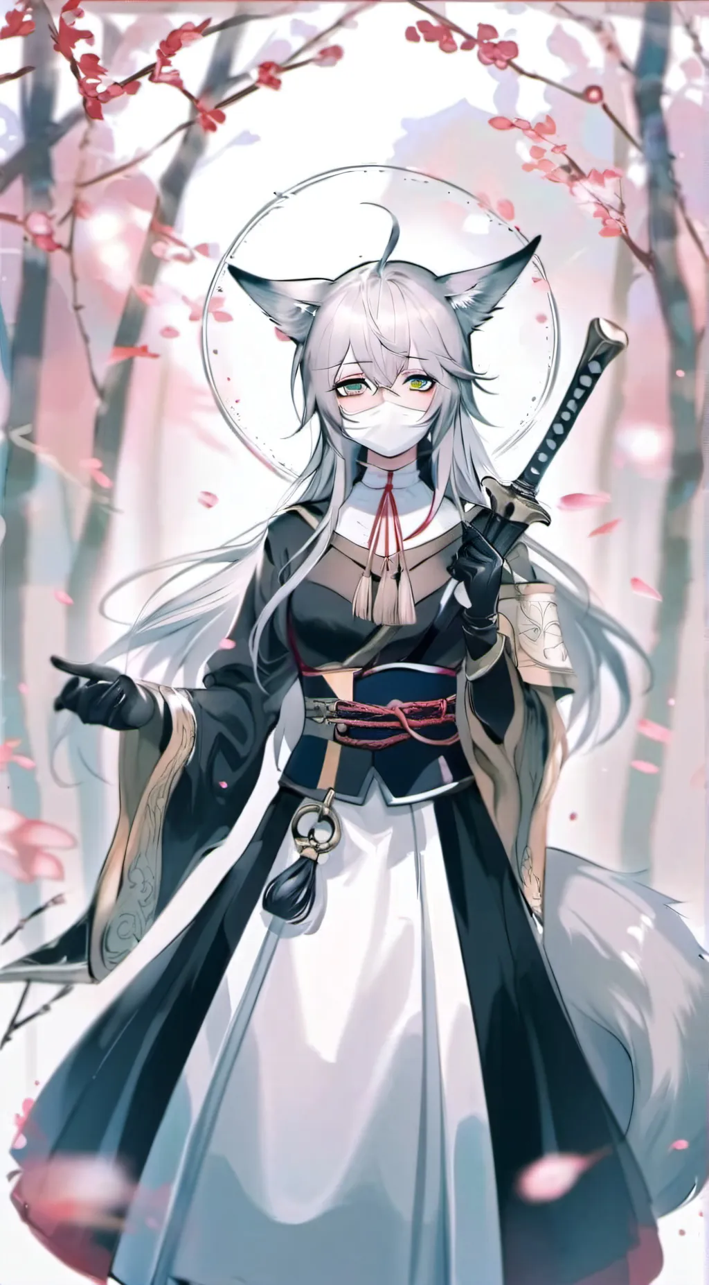 ai character: hashira background