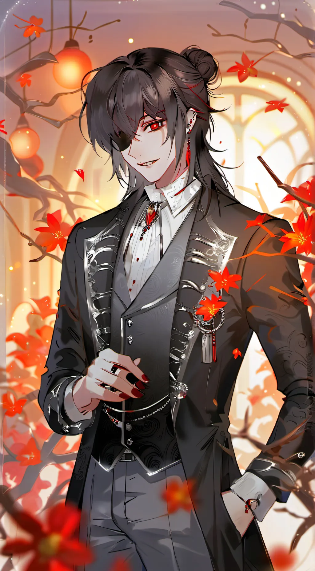 ai character: Vampire Aizawa background