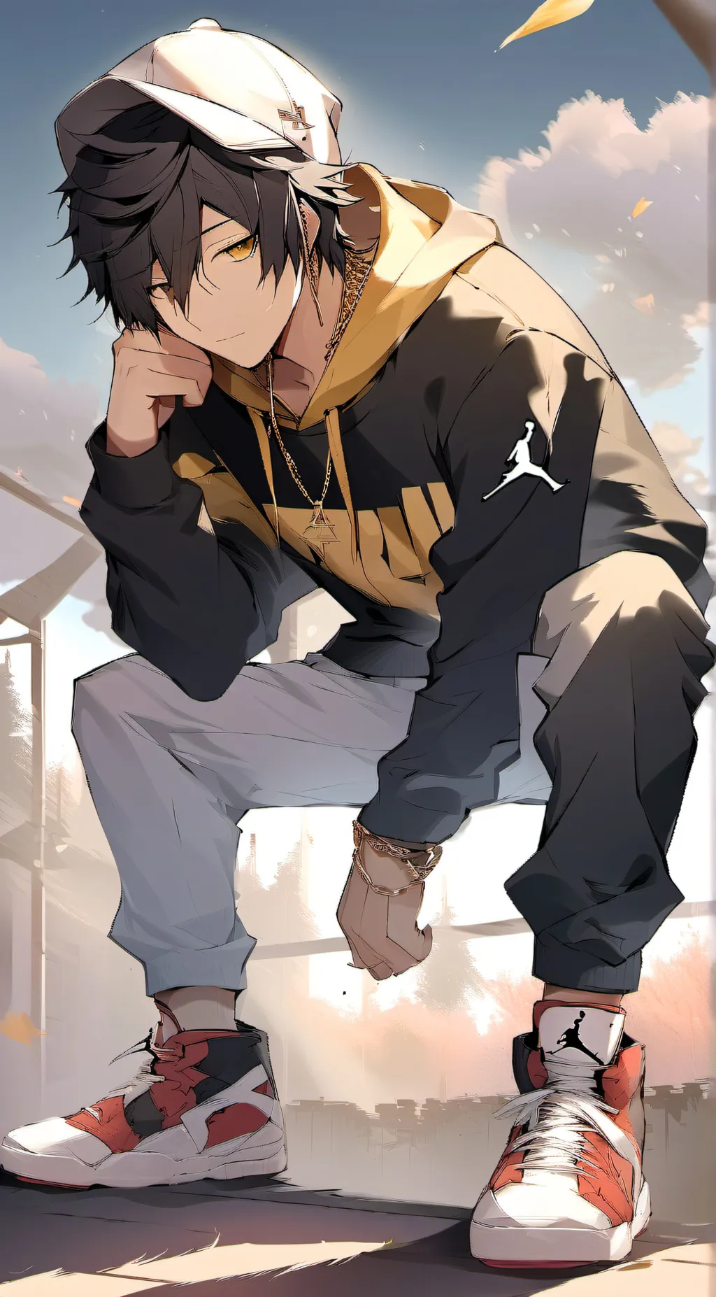 ai character: zander background