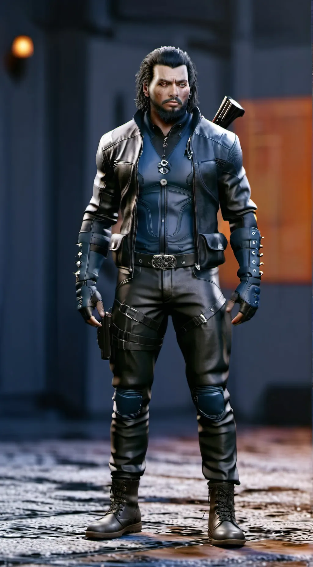 ai character: saul bright background
