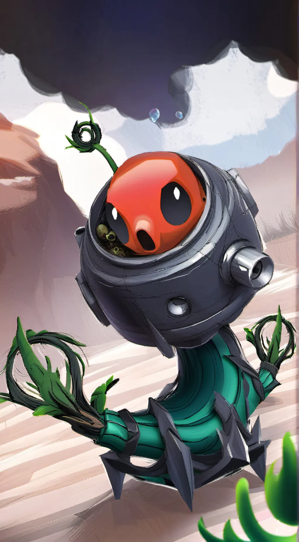 ai character: pvz background