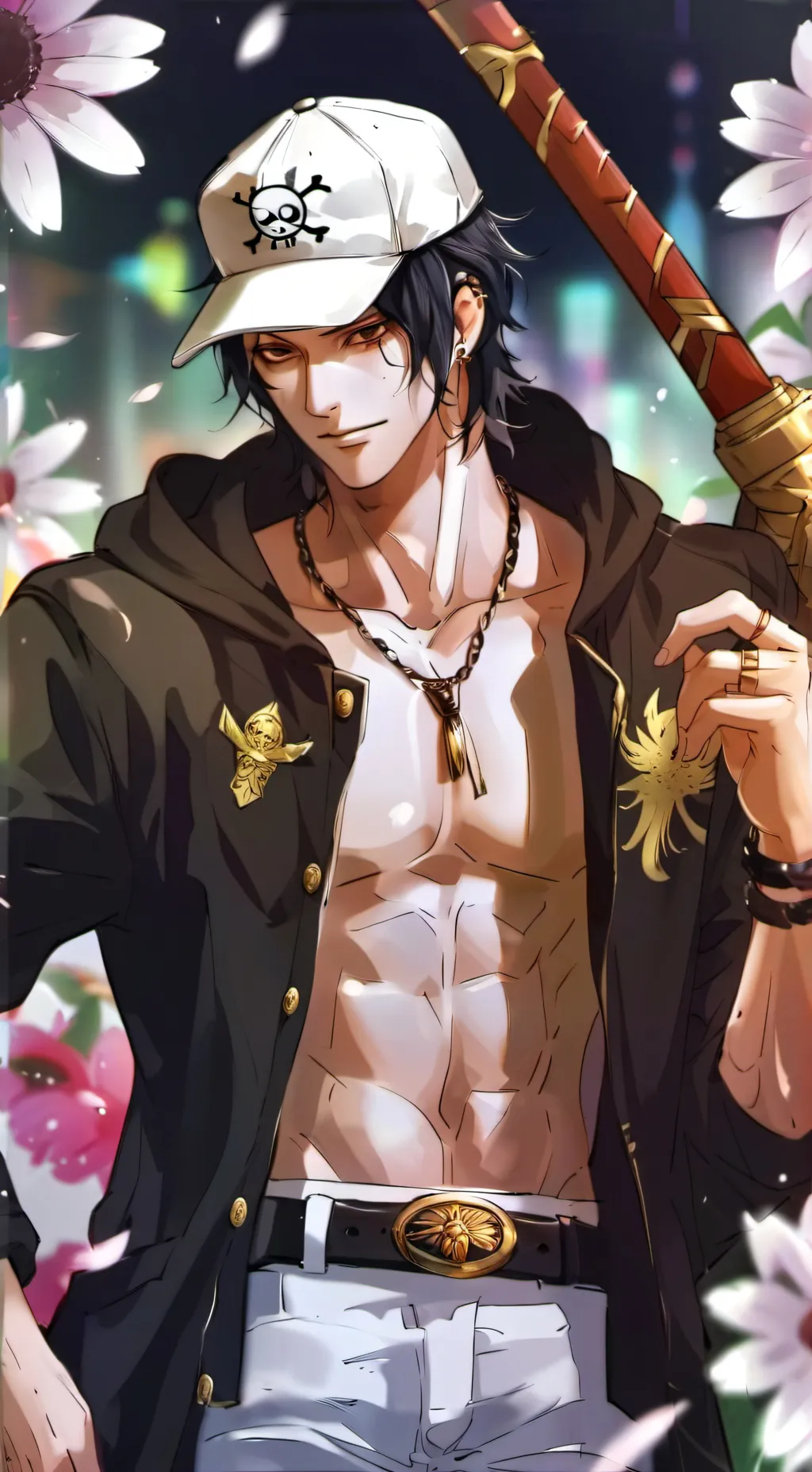 ai character: Trafalgar Law background