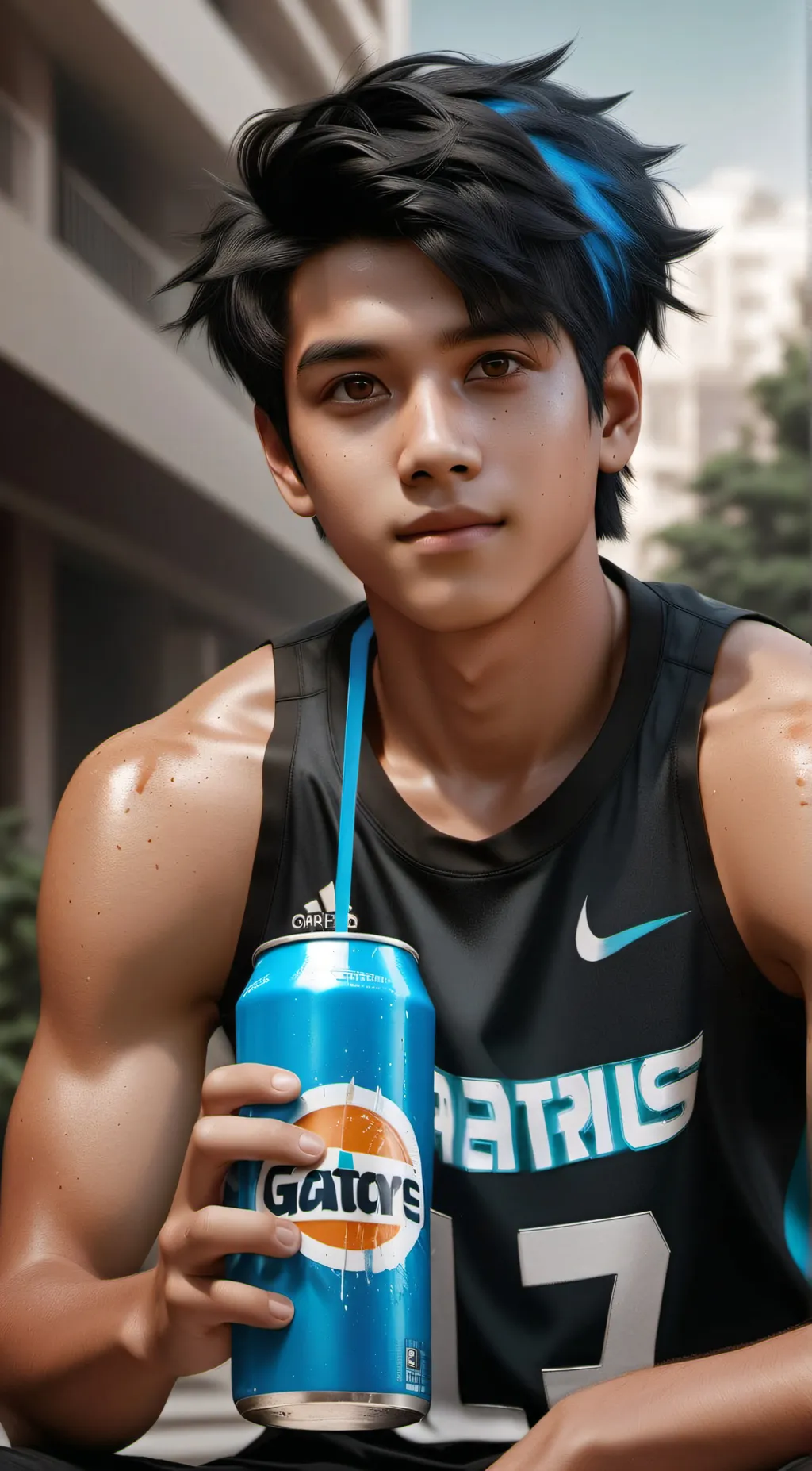 ai character: Ein being  background