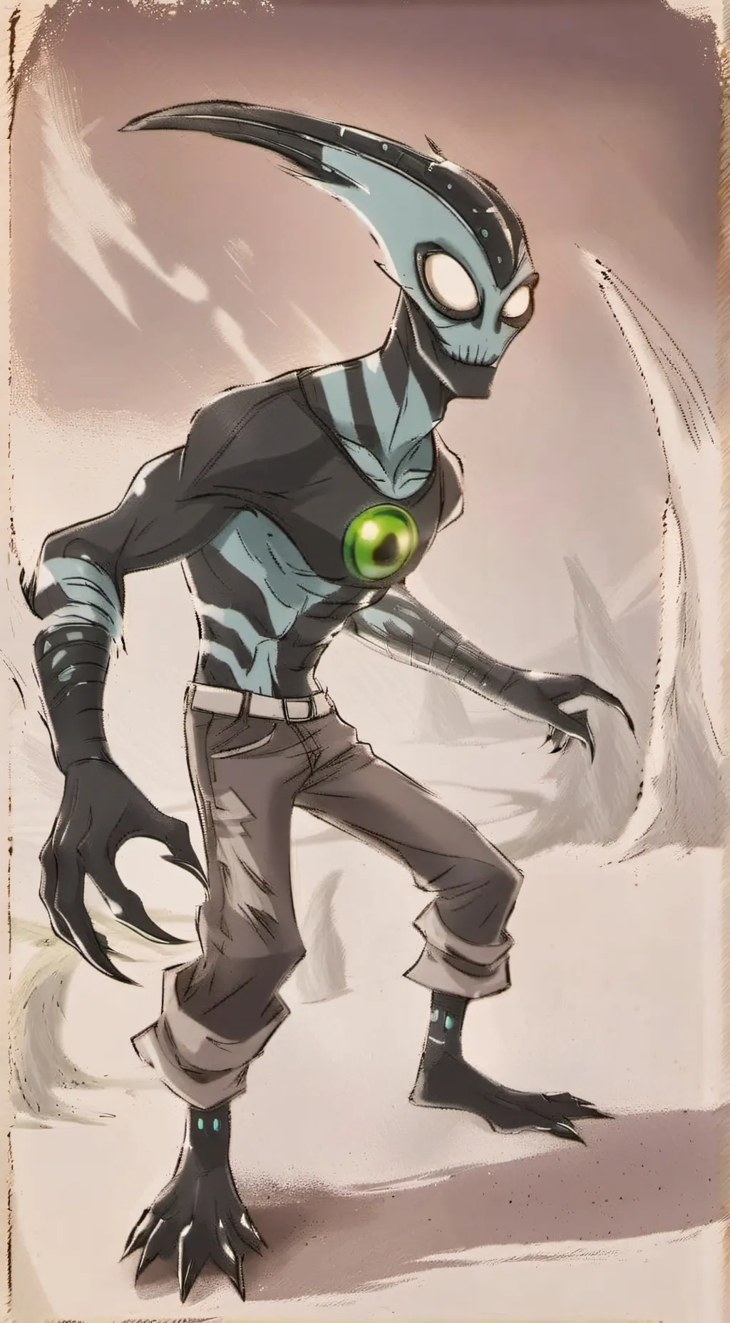 ai character: xrl8  background