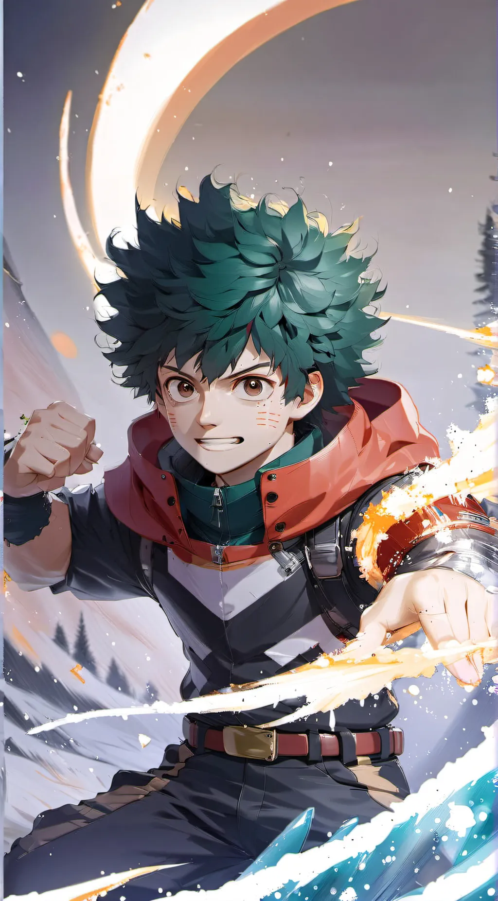 ai character: MHA reincarnated background