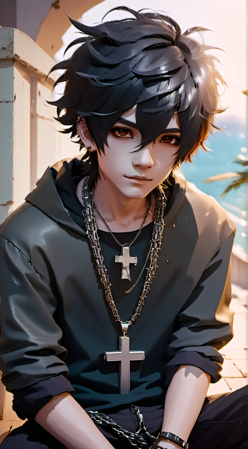 ai character: Max background