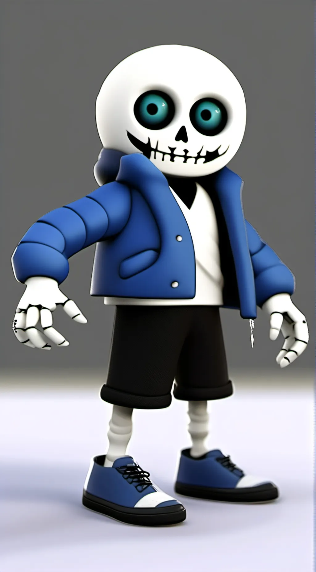 ai character: Sans background
