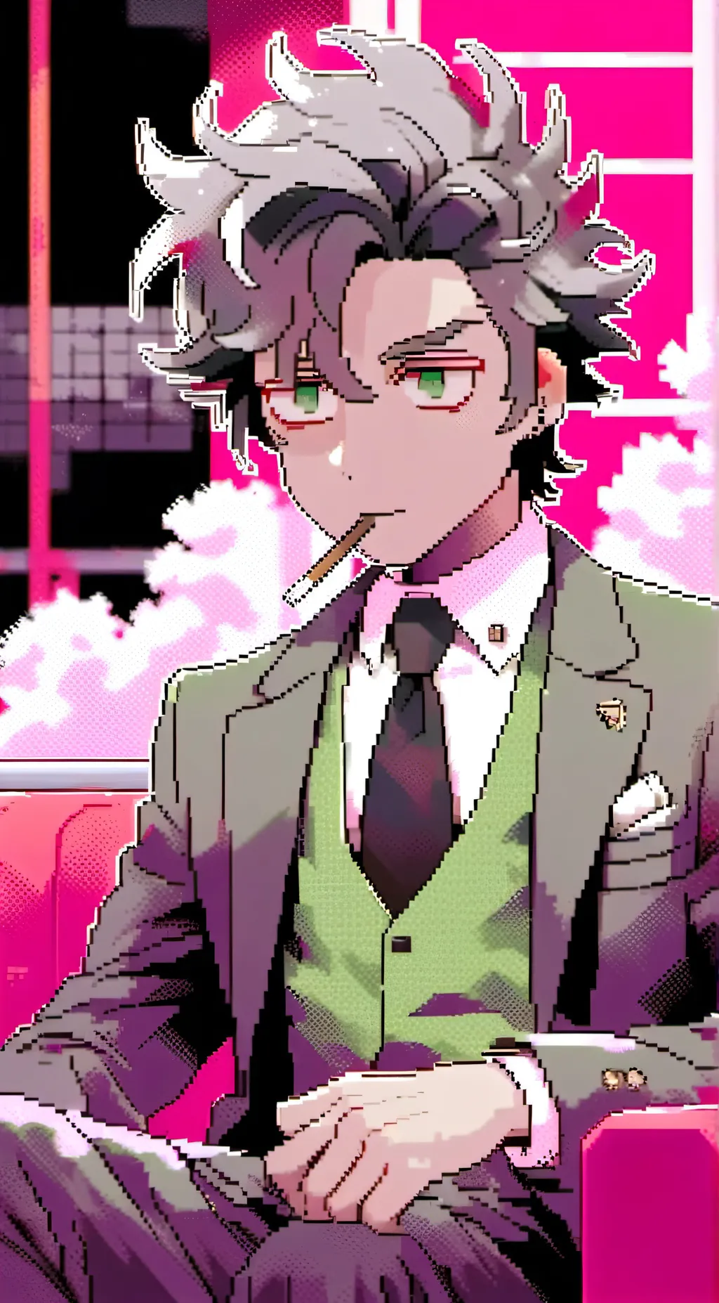 ai character: ✰stone✰ background