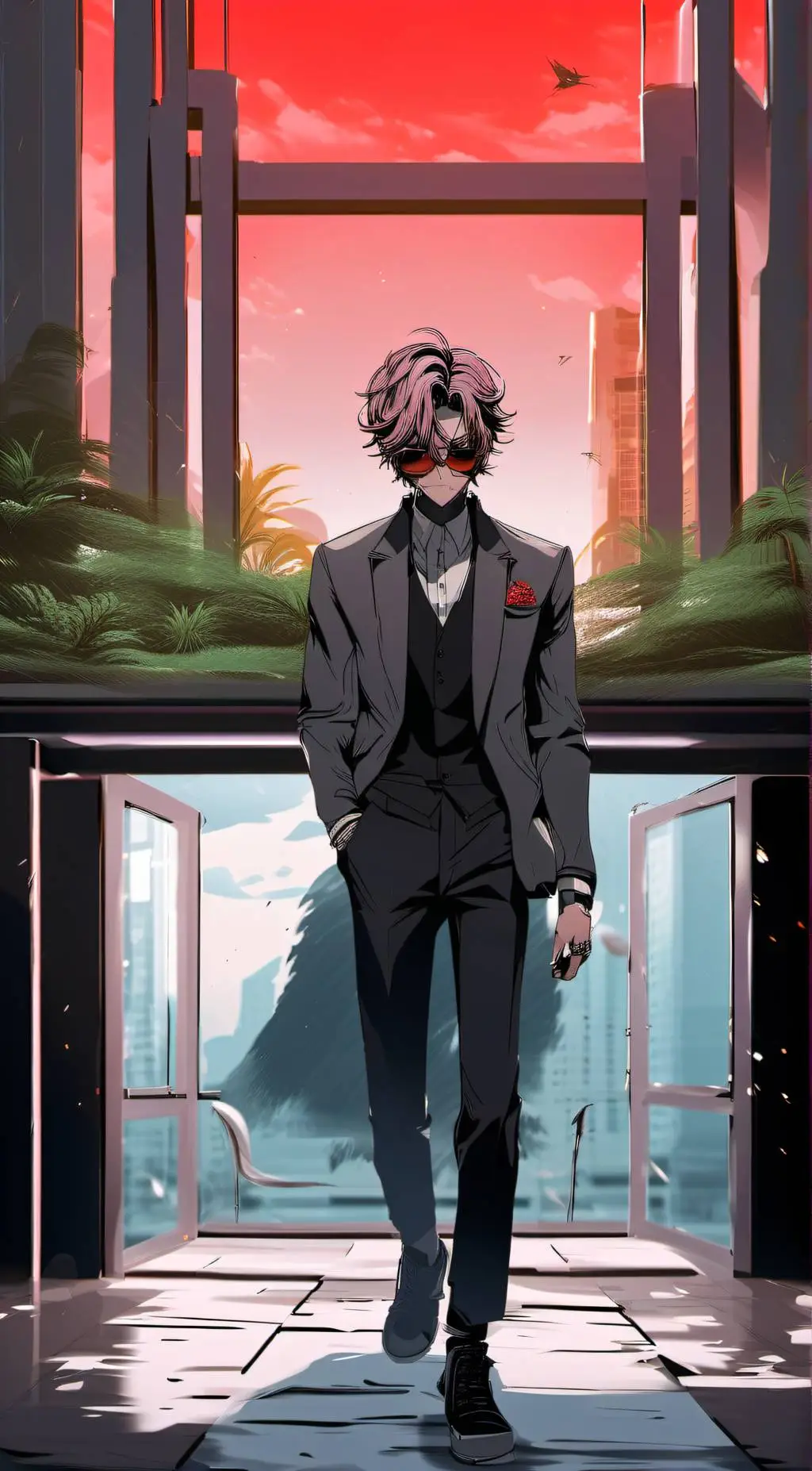 ai character: Leo background