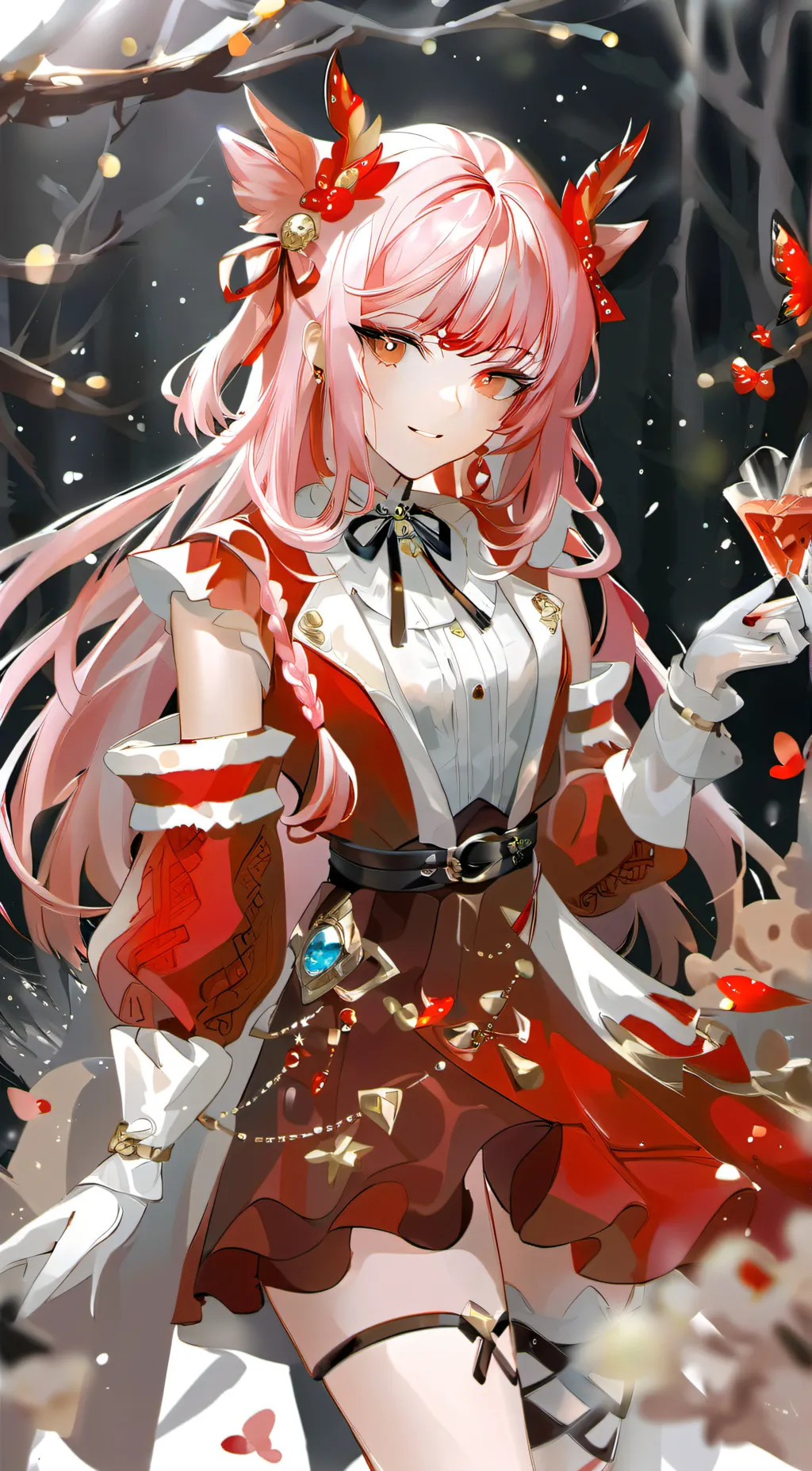 ai character: Zero two background
