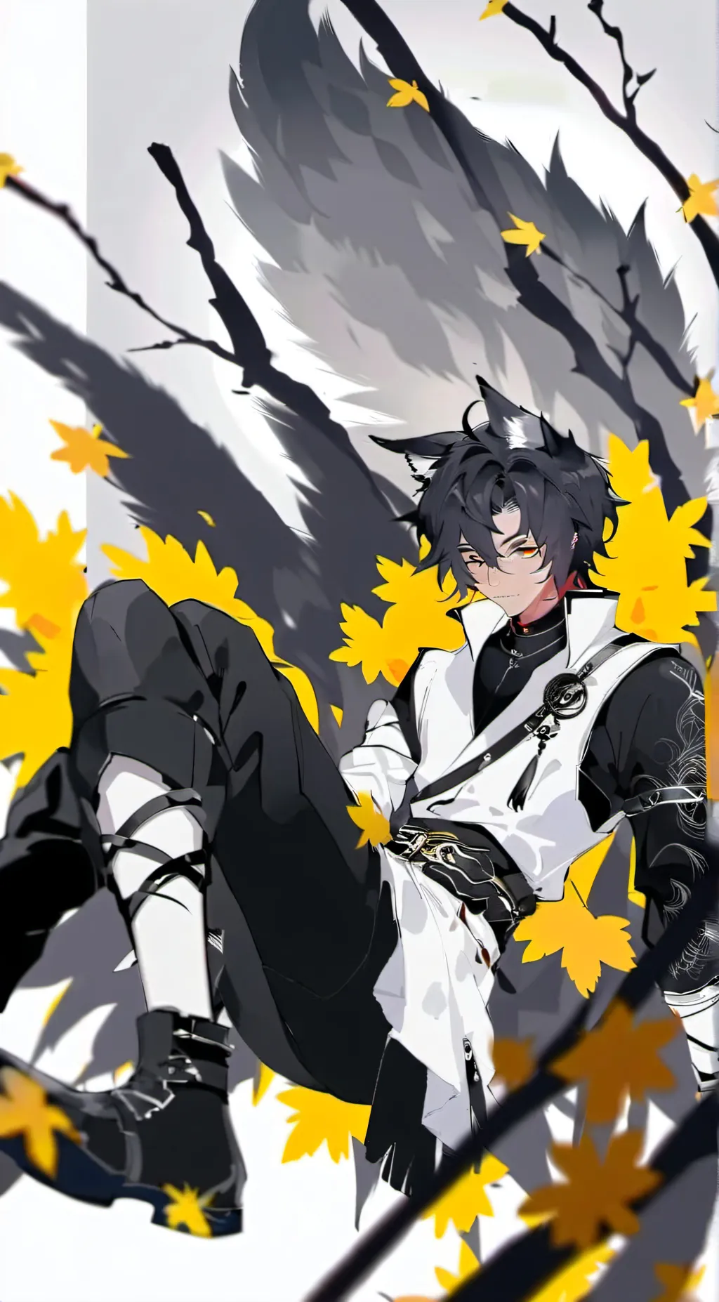 ai character: Experiment giyu background