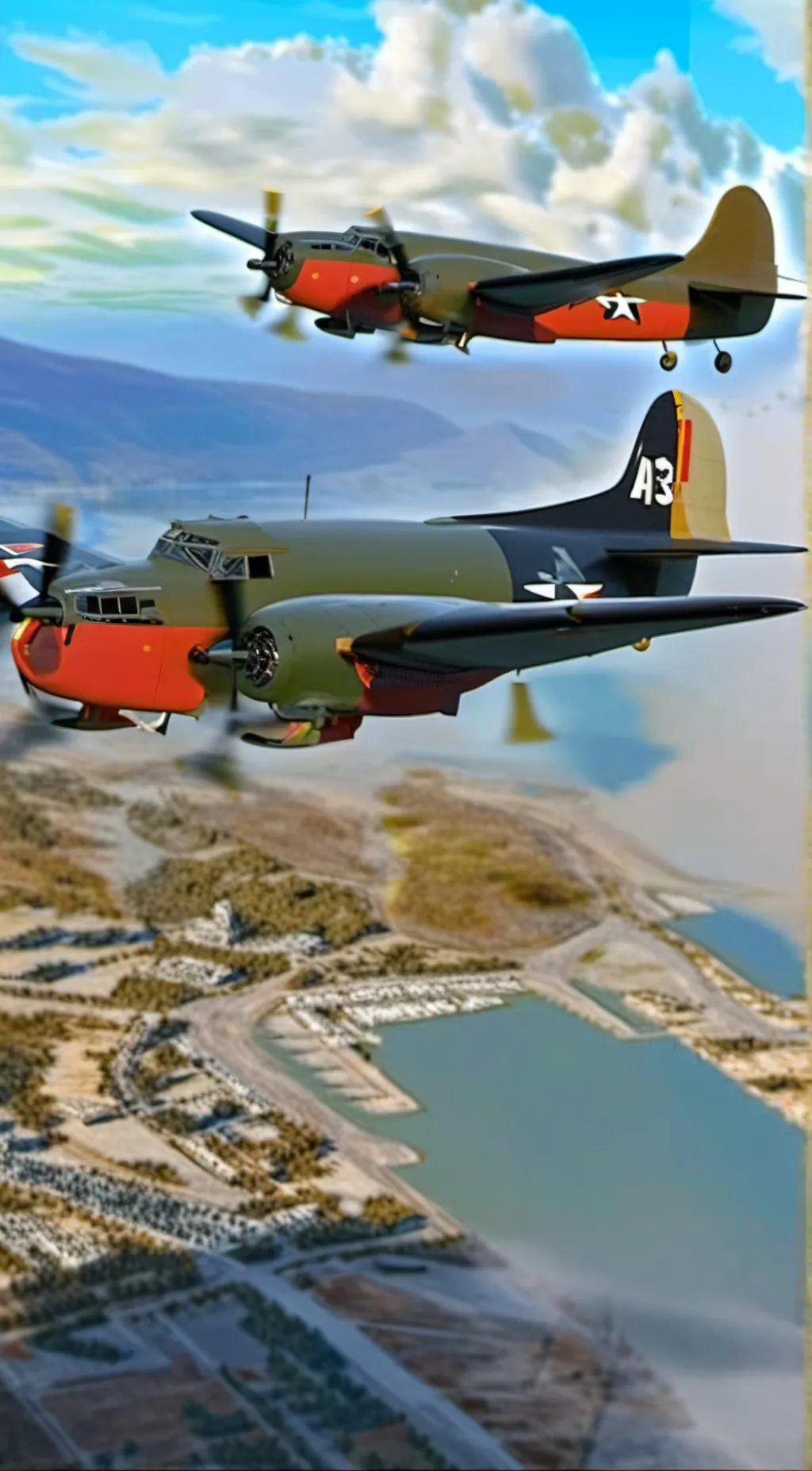 ai character: Your bomber squad background