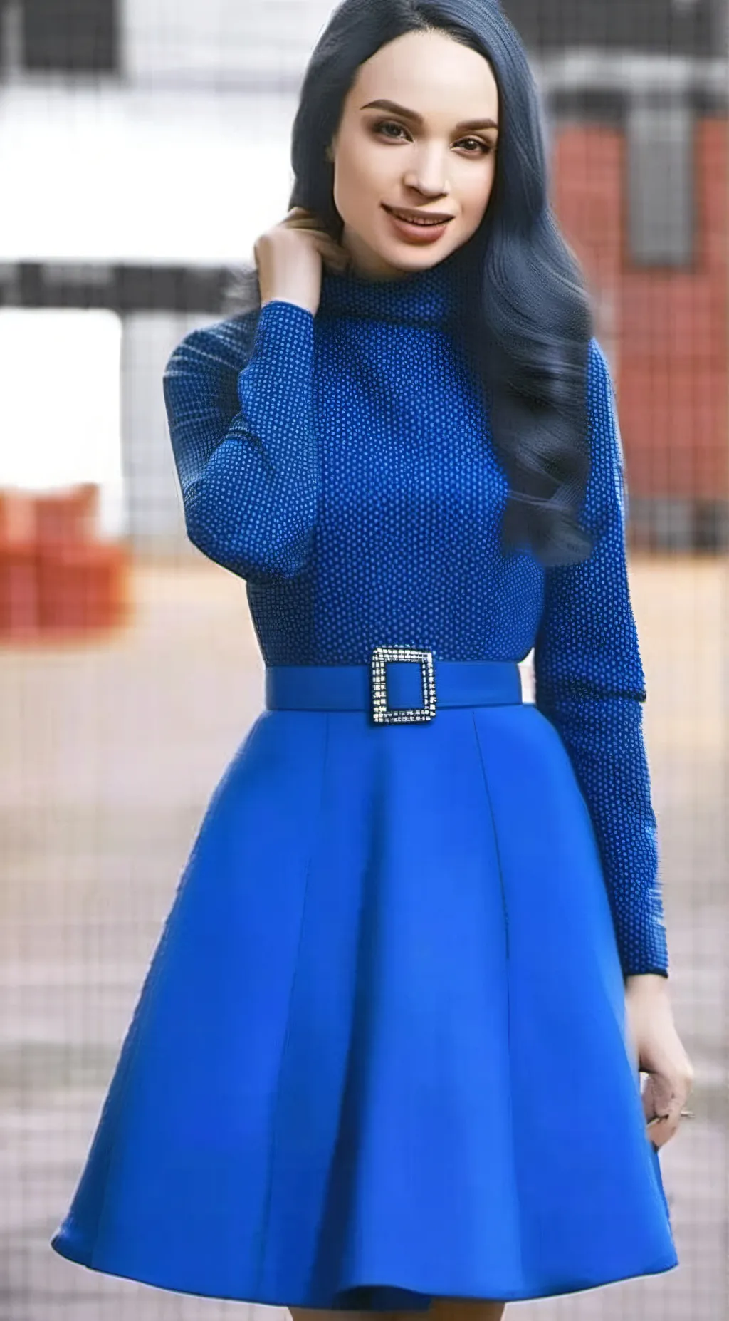 ai character: Descendants - Evie background