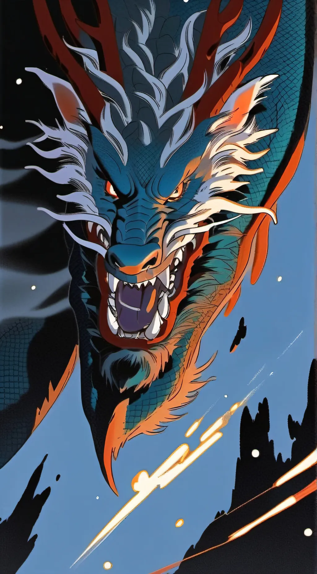 ai character: Almighty dragon background