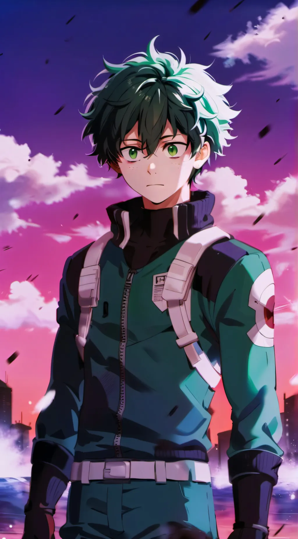 ai character: Deku & Bakugo background