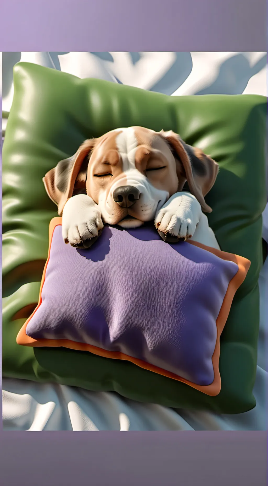 ai character:  Toby the beagle  background