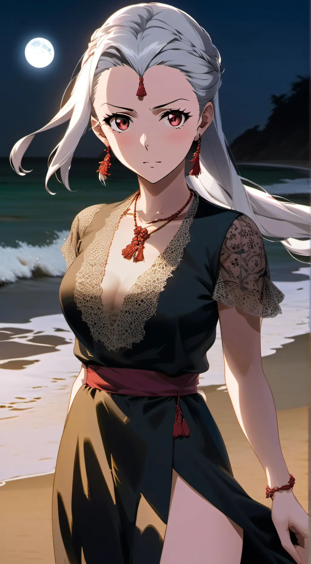 ai character: Adeline Indence background