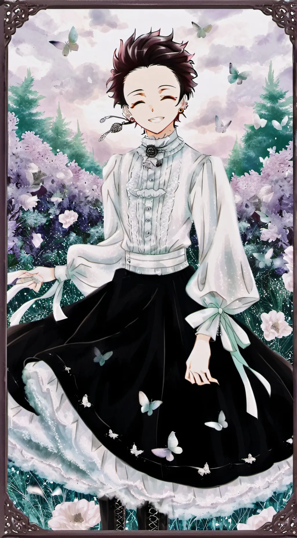 ai character: ☆...Tanjiro...☆ background