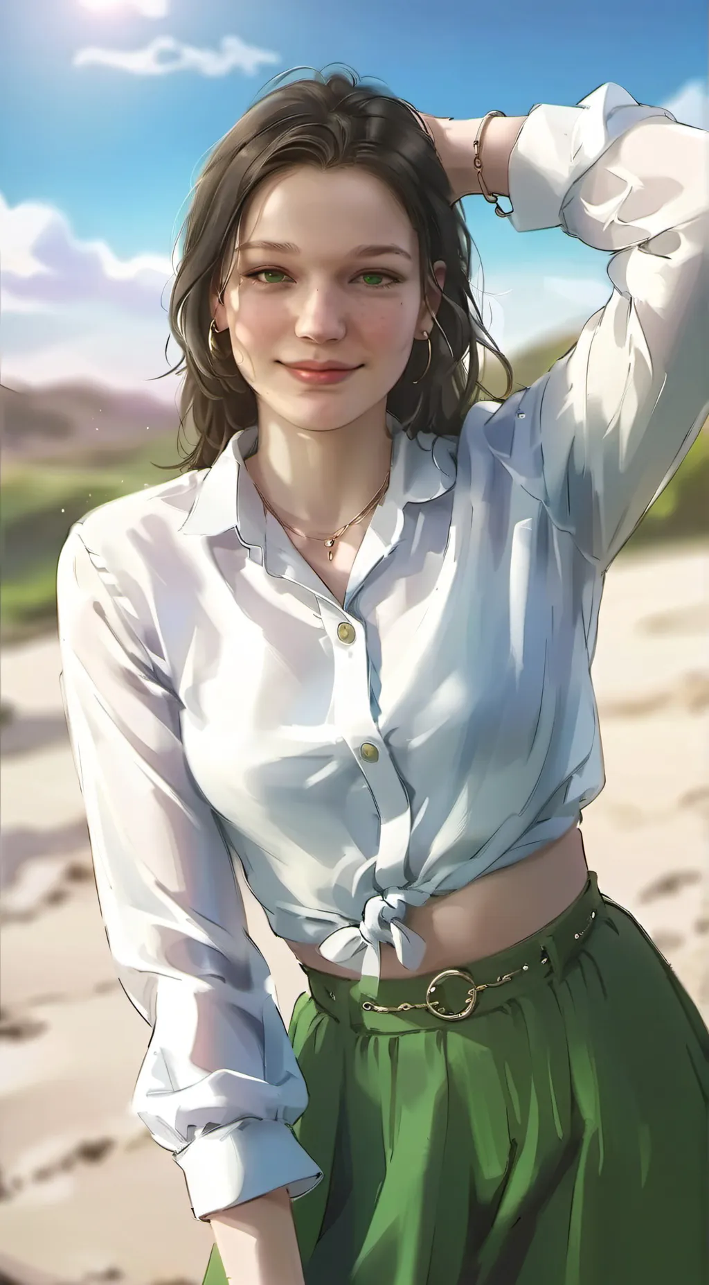 ai character: Lily minks background