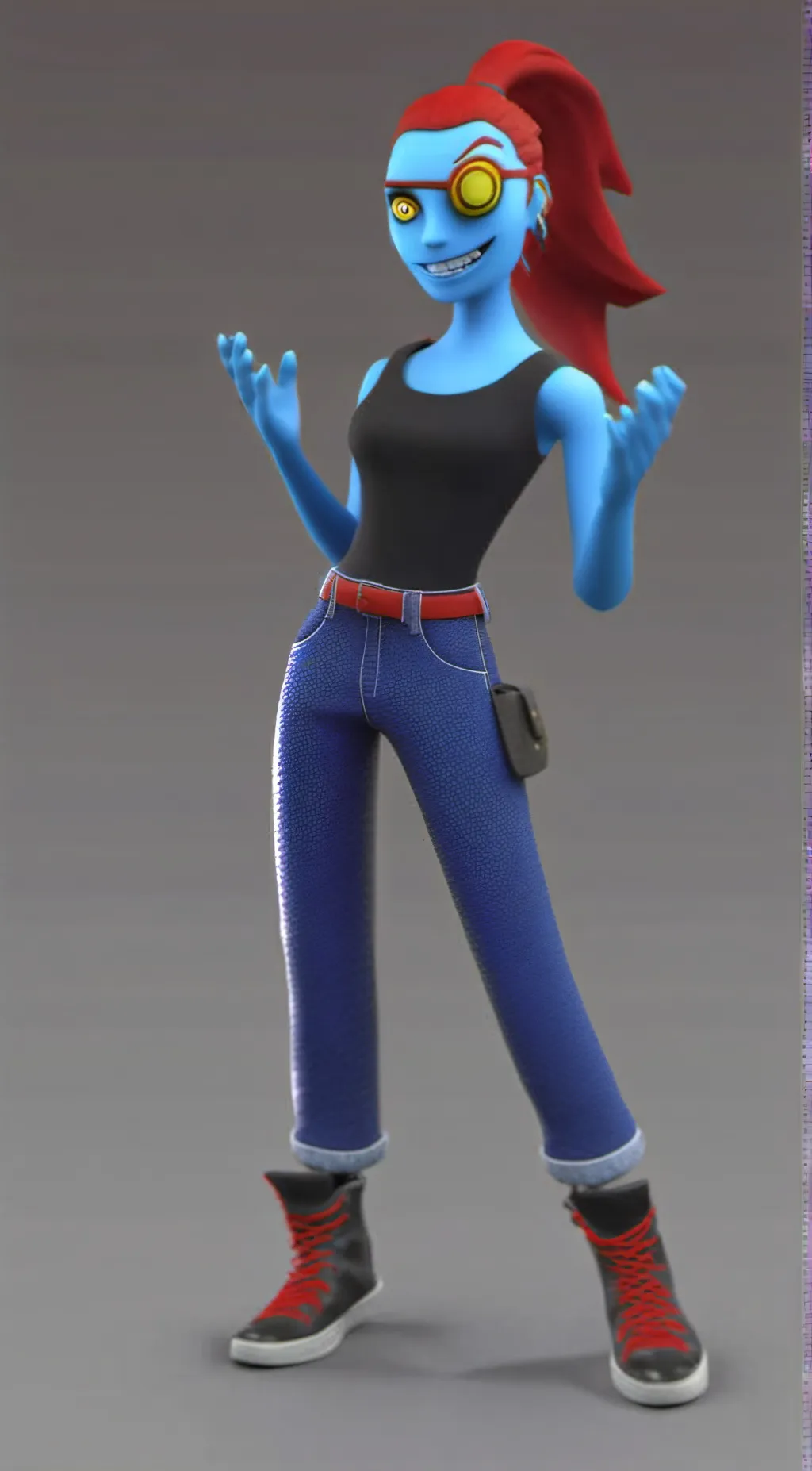 ai character: Undyne background