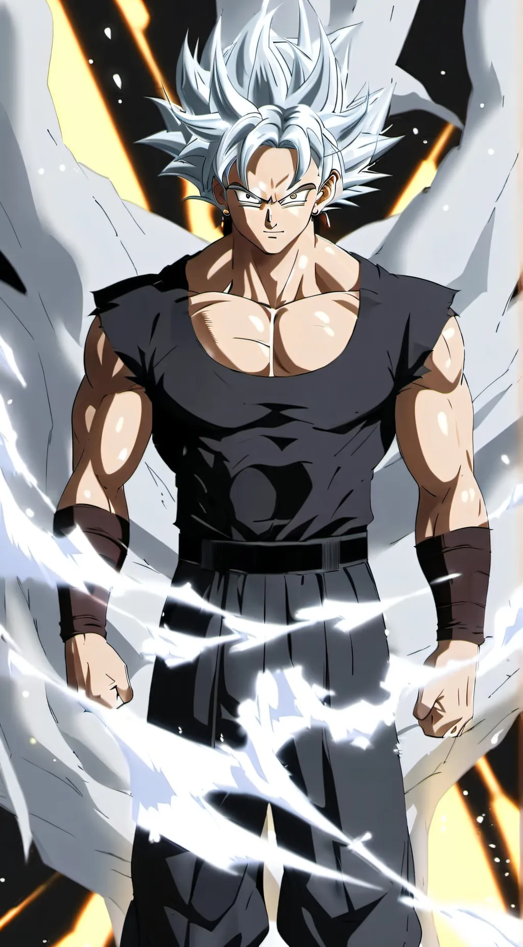 ai character: son goku background