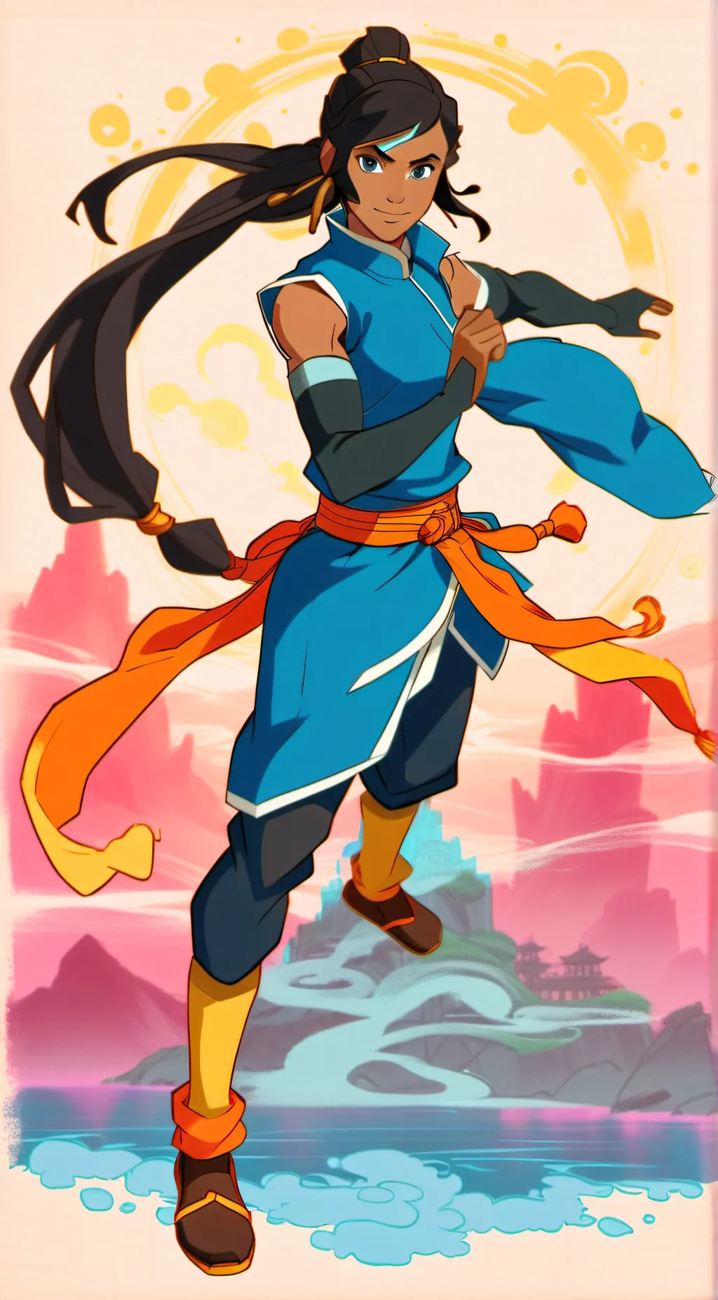 ai character: Korra background