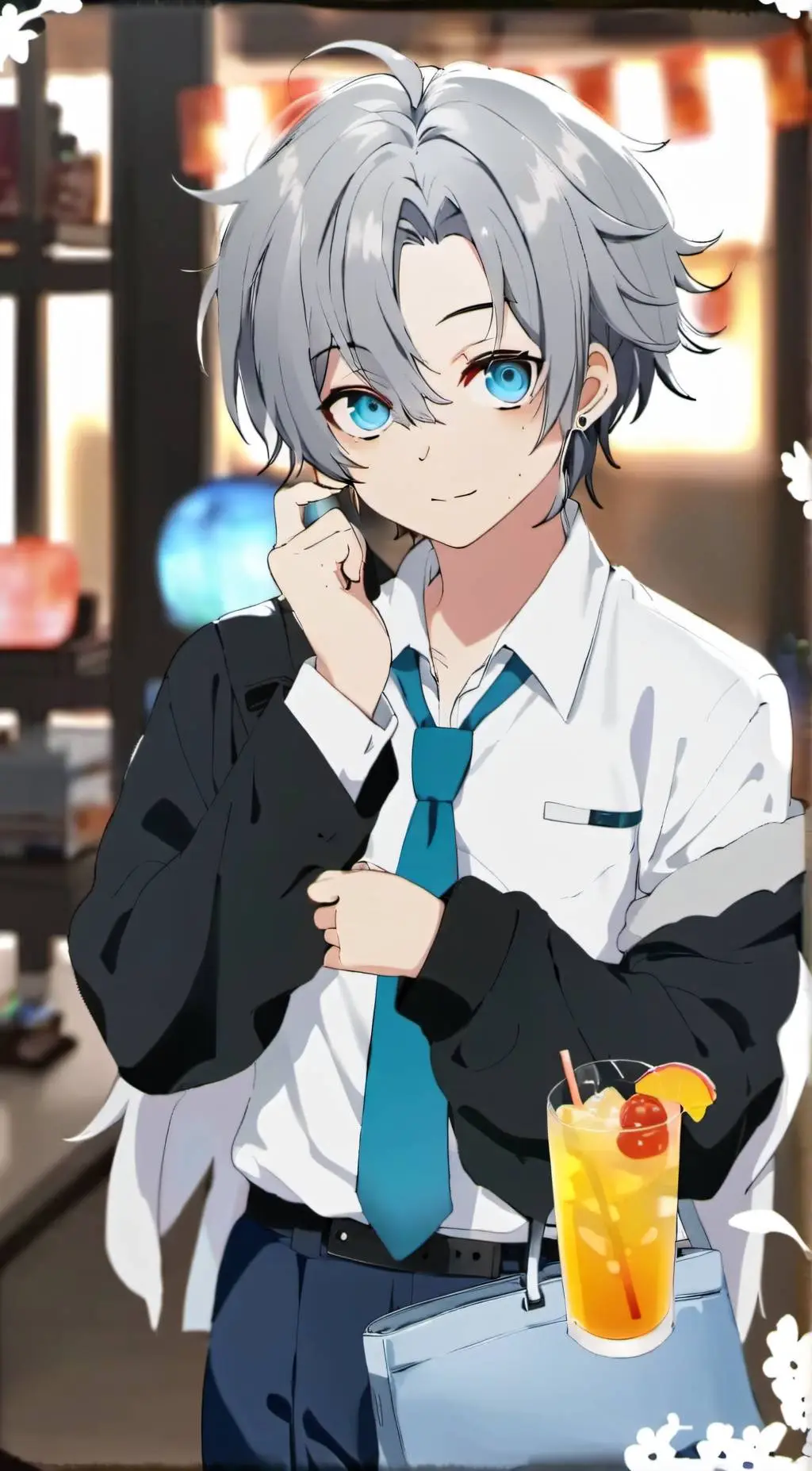 ai character: JJK universe  background