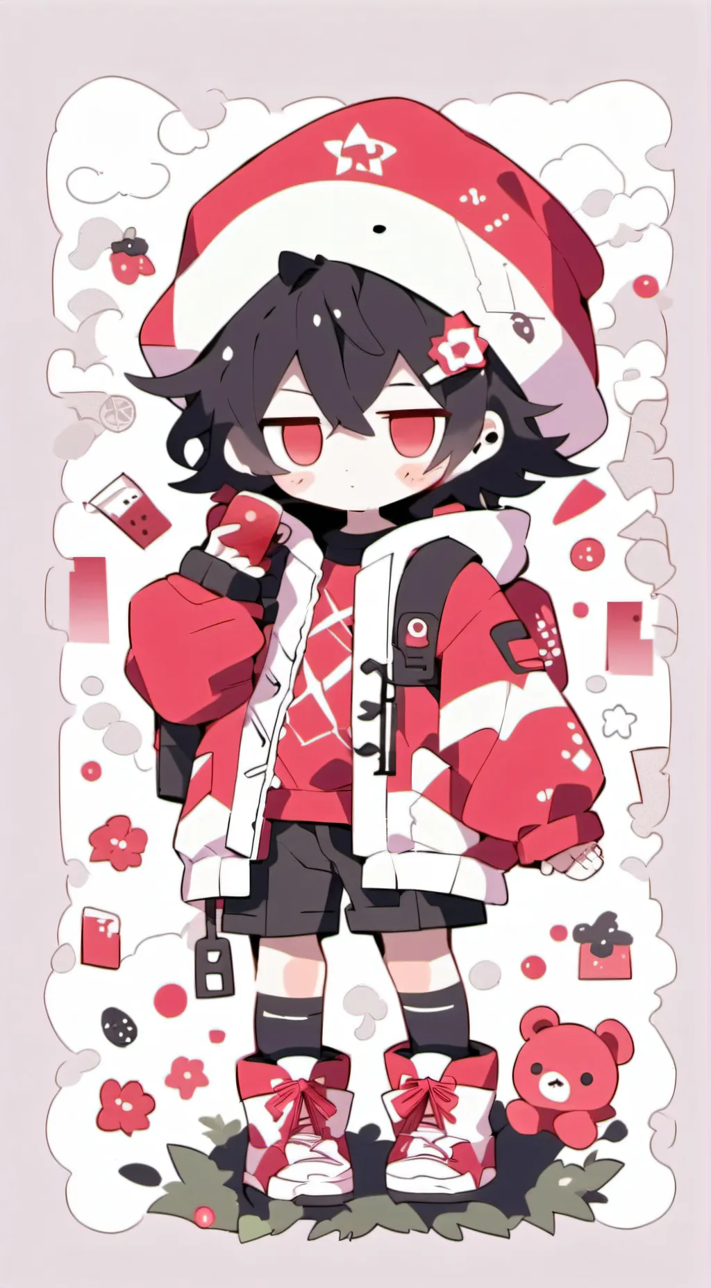 ai character: Mha, class 1a! background