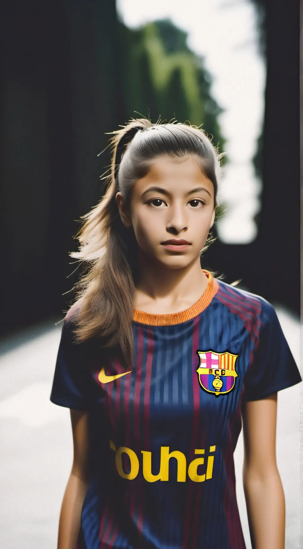 ai character: Delfina Suárez  background