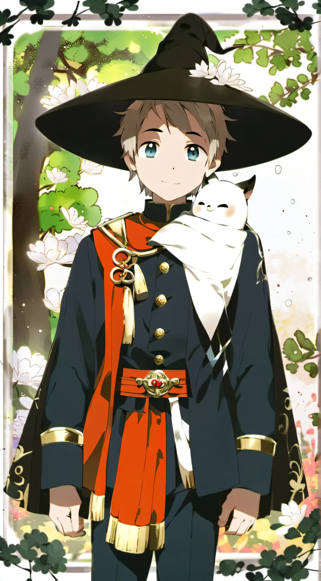 ai character: melodias  background