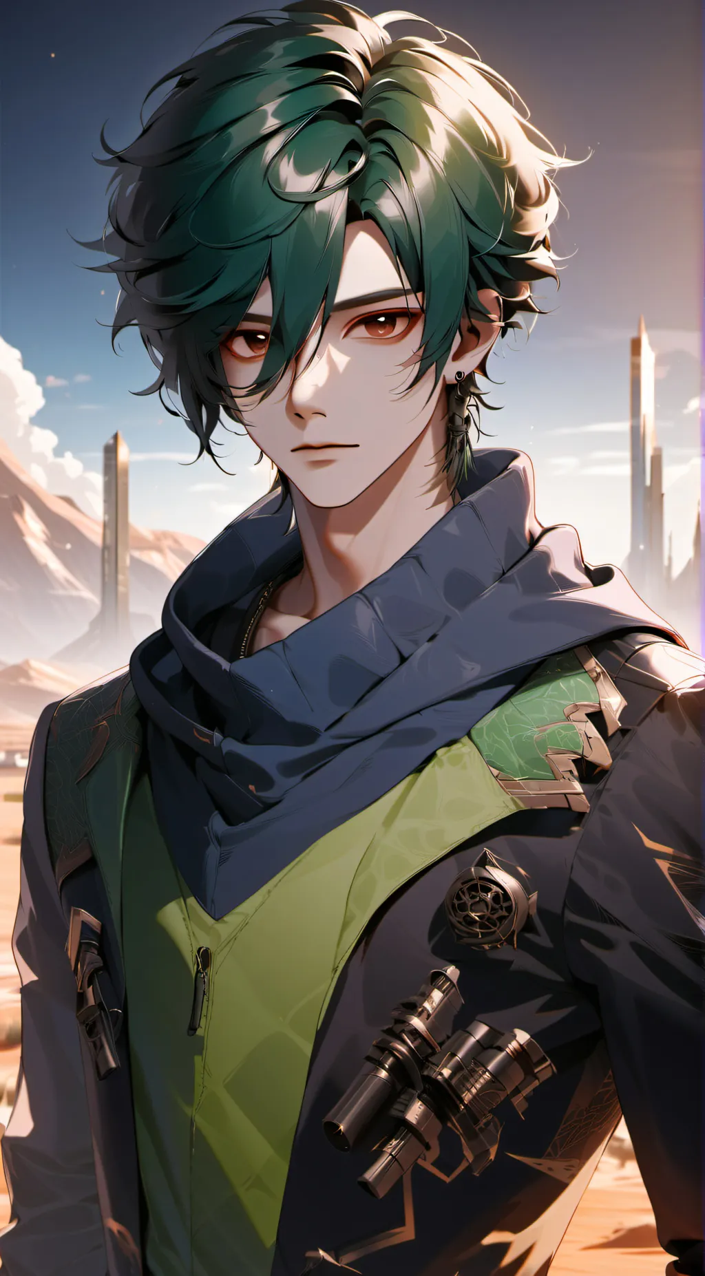 ai character: Alien background