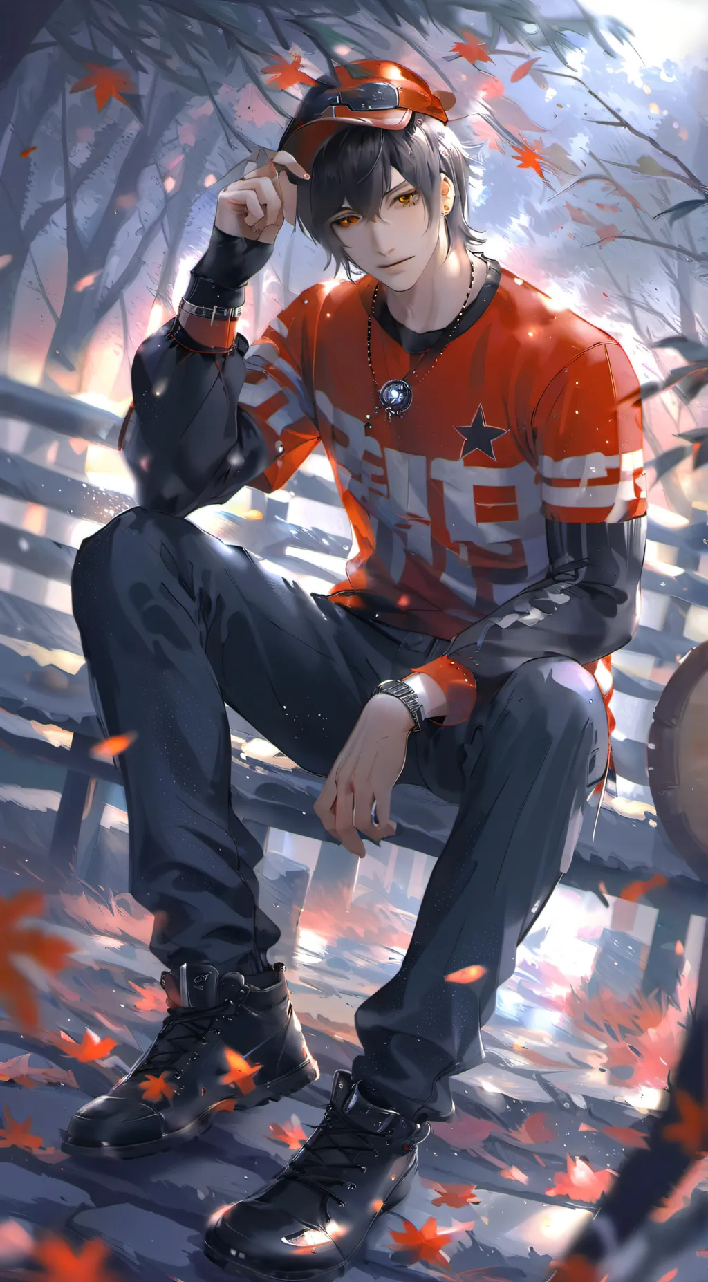 ai character: Damien background