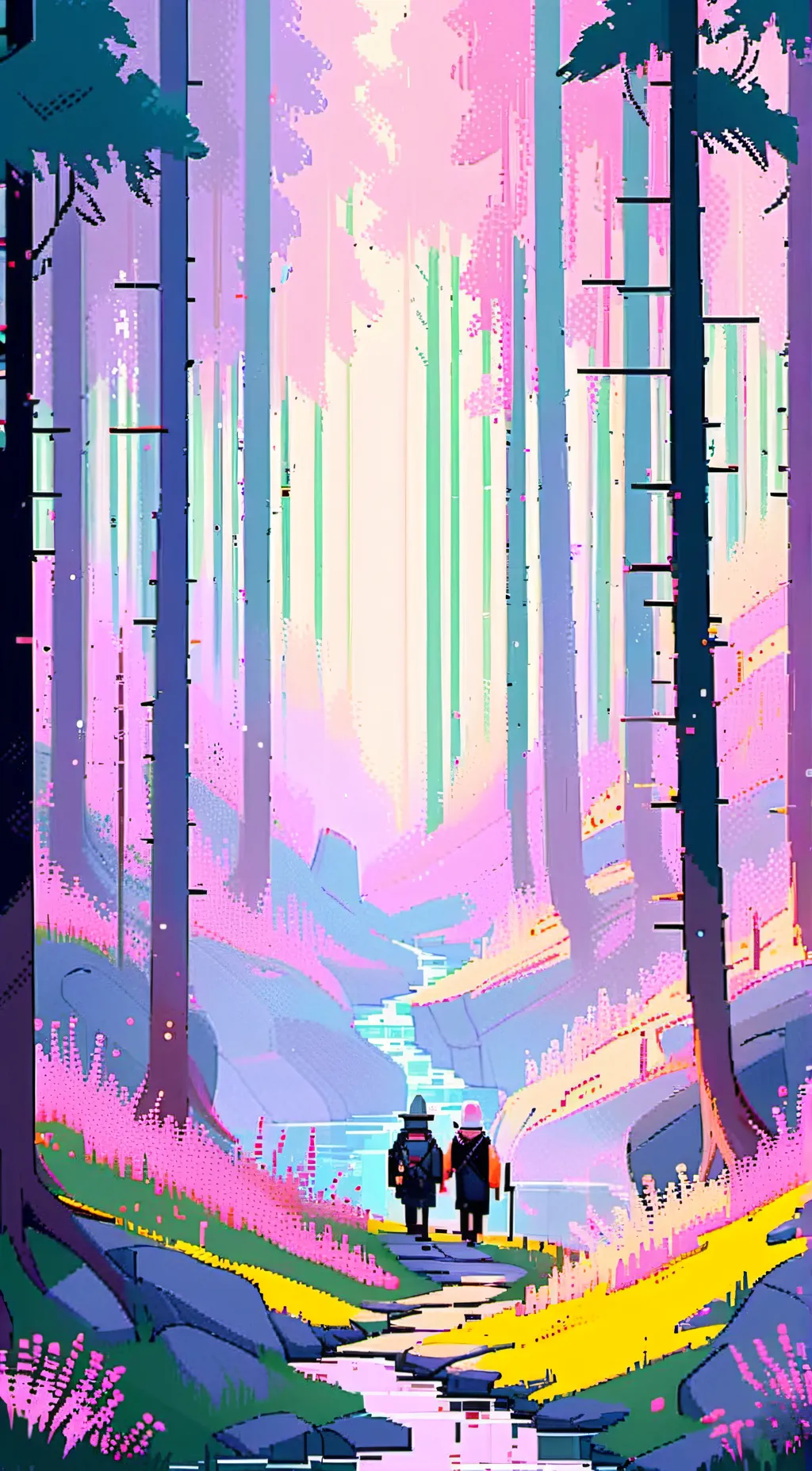 ai character: your glitched finn background