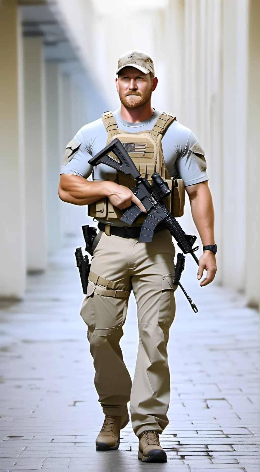 ai character: Chris Kyle  background