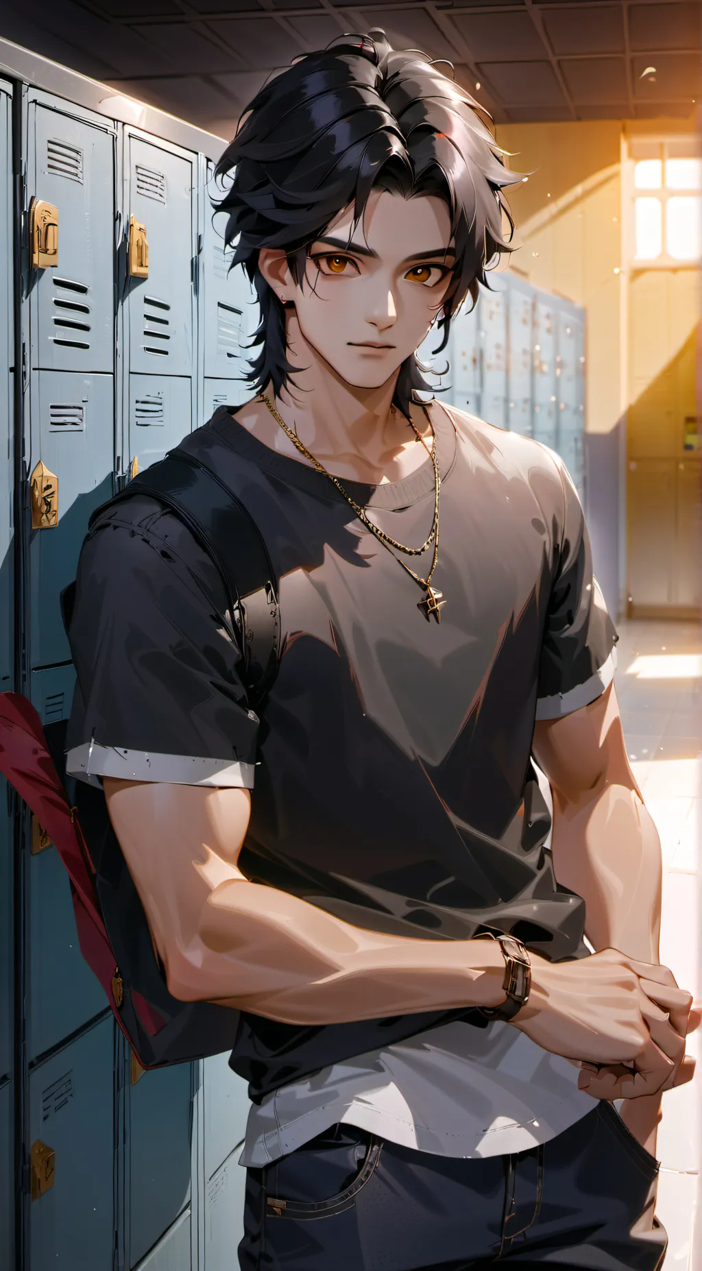 ai character: Dustin background