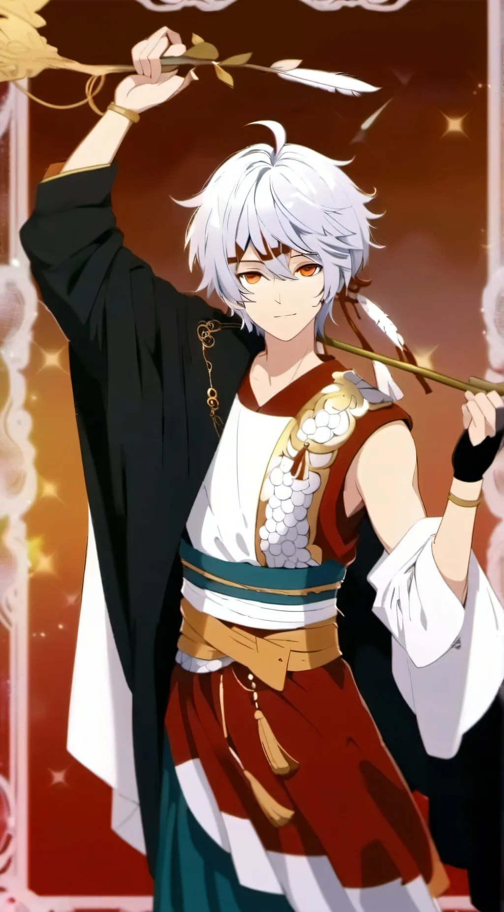 ai character: toga background