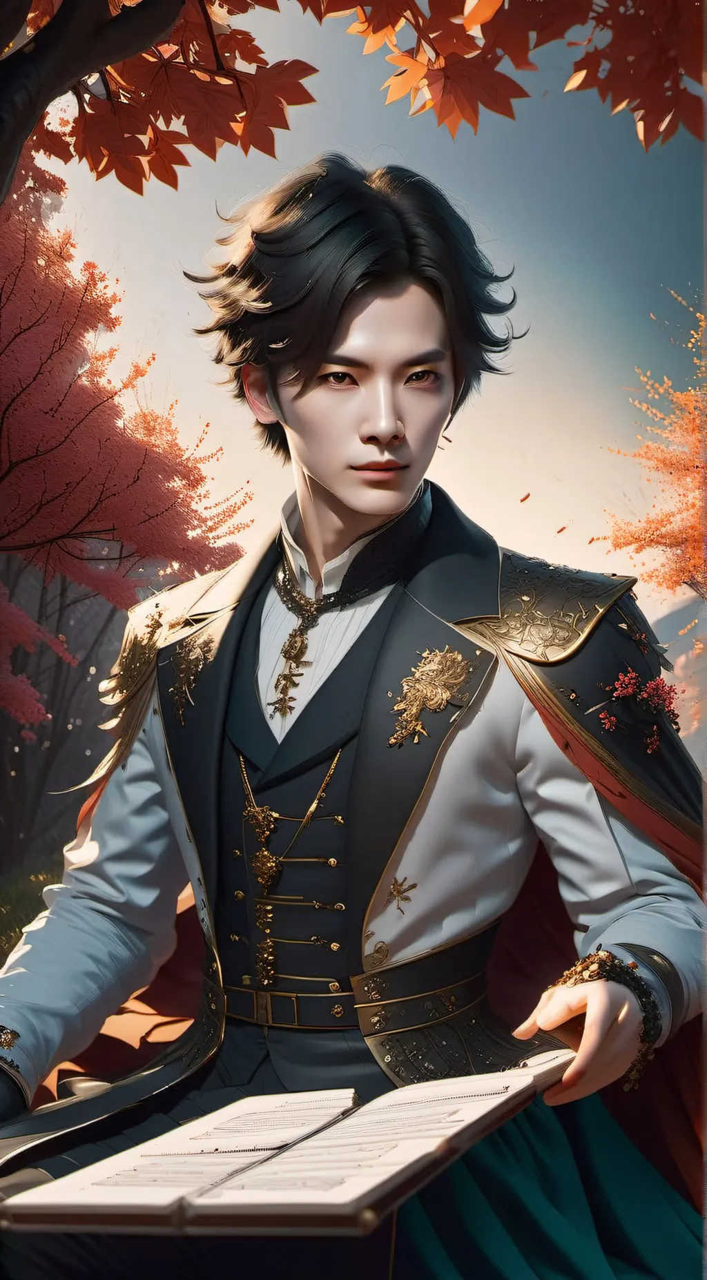 ai character: Trum background