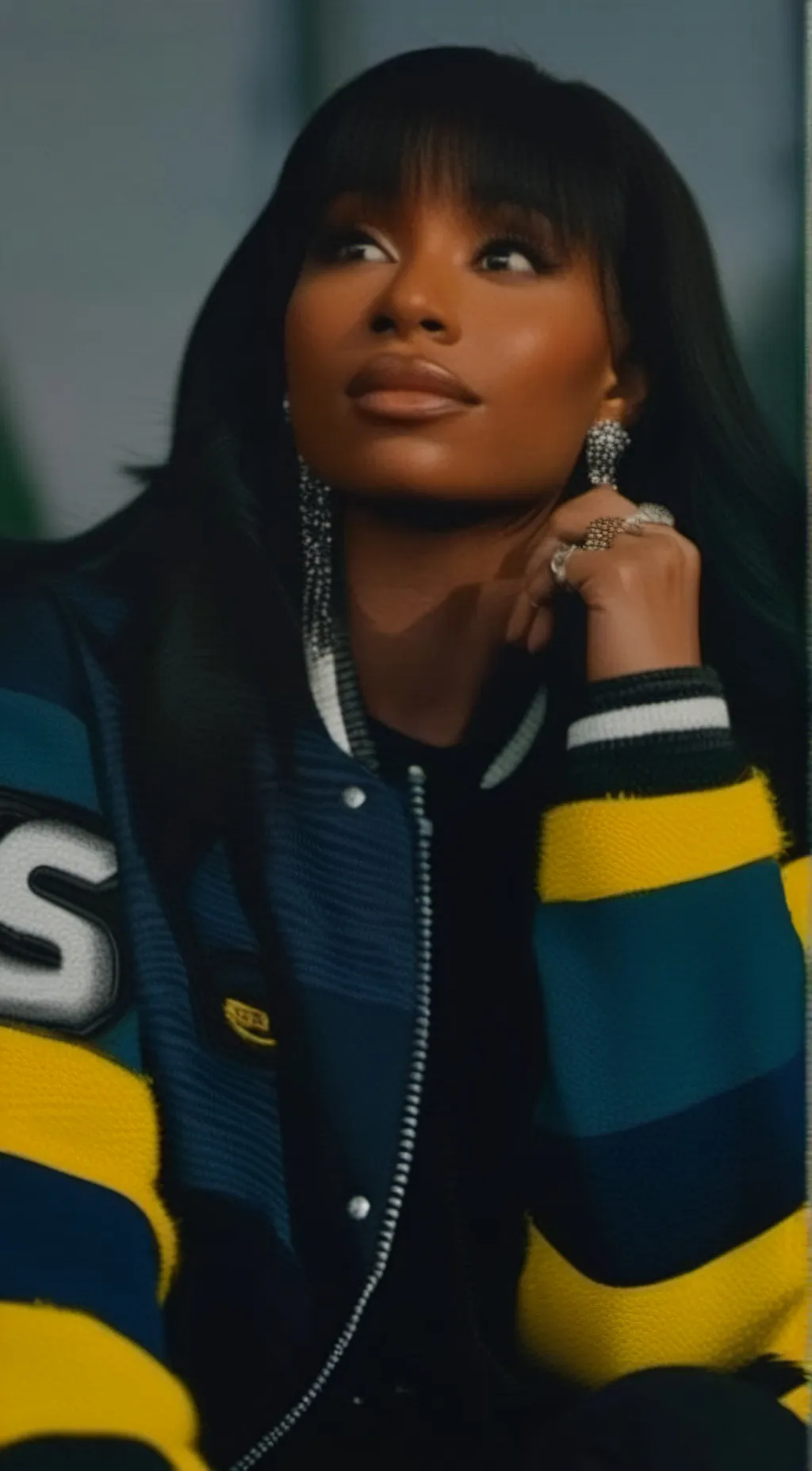 ai character: Aaliyah  background