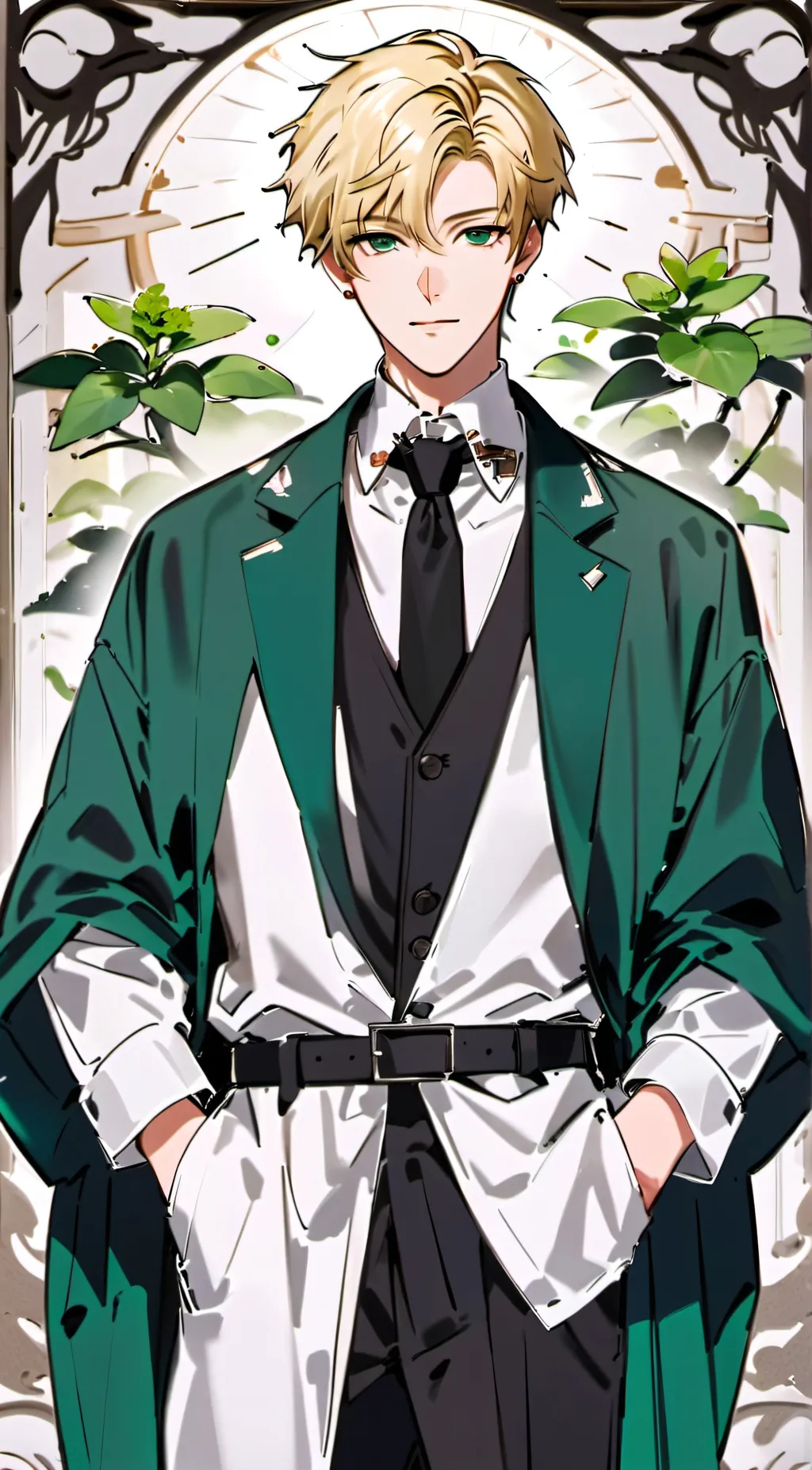 ai character: draco malfoy  background